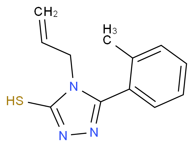 4-Allyl-5-(2-methylphenyl)-4H-1,2,4-triazole-3-thiol_Molecular_structure_CAS_)