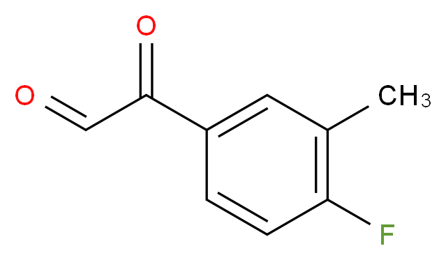 2-(4-fluoro-3-methylphenyl)-2-oxoacetaldehyde_Molecular_structure_CAS_)