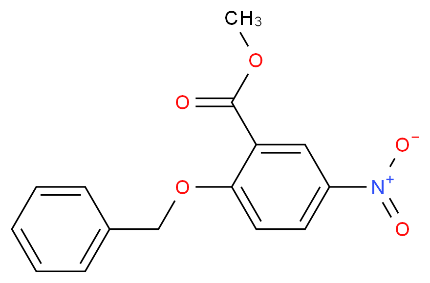 Methyl 2-(benzyloxy)-5-nitrobenzenecarboxylate_Molecular_structure_CAS_)