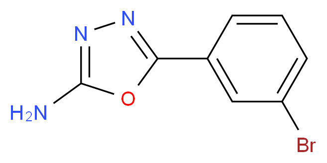 5-(3-bromophenyl)-1,3,4-oxadiazol-2-amine_Molecular_structure_CAS_109060-66-4)