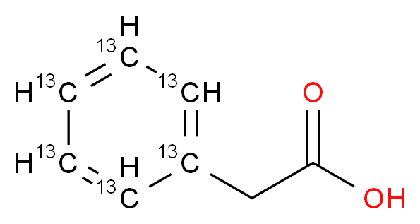 Phenyl-13C6-acetic acid_Molecular_structure_CAS_1173020-54-6)