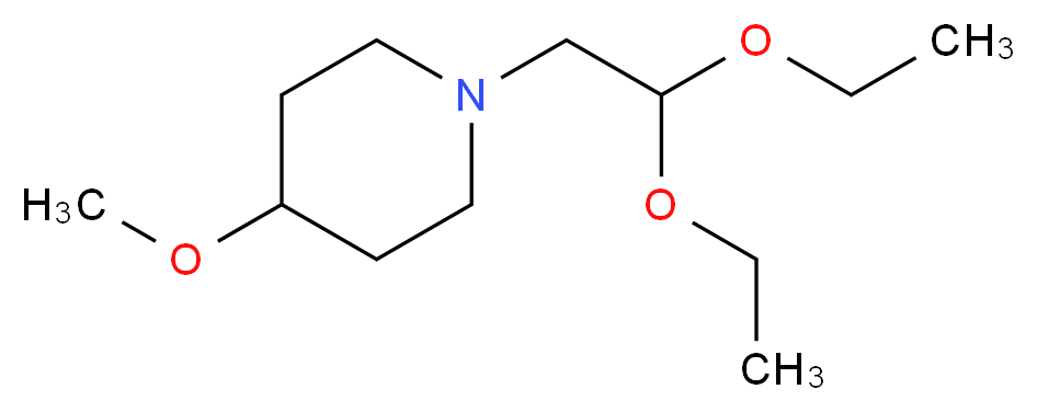 1-(2,2-diethoxyethyl)-4-methoxypiperidine_Molecular_structure_CAS_)