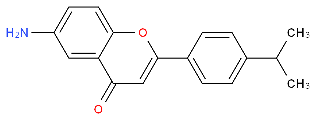 6-amino-2-(4-isopropylphenyl)-4H-chromen-4-one_Molecular_structure_CAS_)