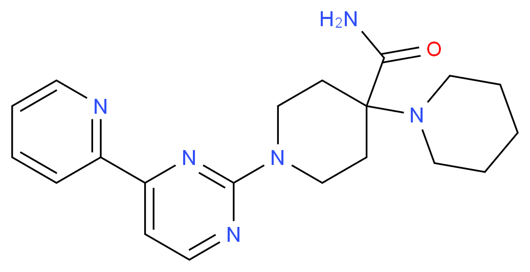 1'-[4-(2-pyridinyl)-2-pyrimidinyl]-1,4'-bipiperidine-4'-carboxamide_Molecular_structure_CAS_)