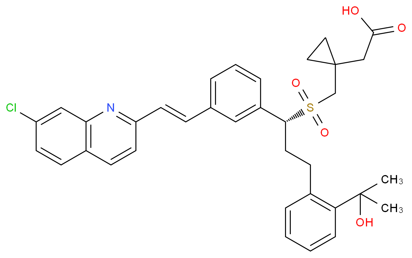 Montelukast Sulfone_Molecular_structure_CAS_1266620-74-9)