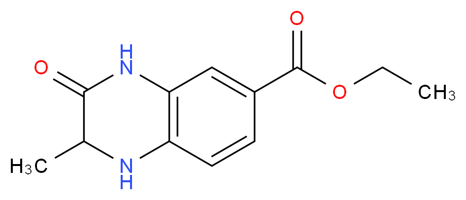ethyl 2-methyl-3-oxo-1,2,3,4-tetrahydroquinoxaline-6-carboxylate_Molecular_structure_CAS_)