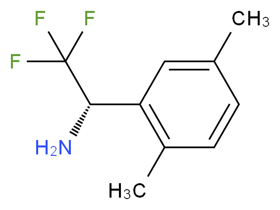 (1S)-1-(2,5-DIMETHYLPHENYL)-2,2,2-TRIFLUOROETHYLAMINE_Molecular_structure_CAS_)