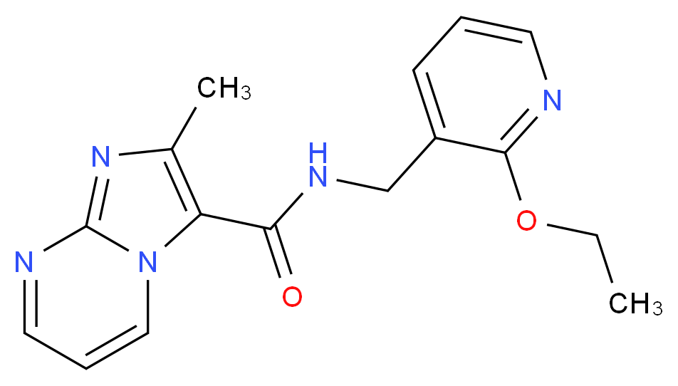 N-[(2-ethoxypyridin-3-yl)methyl]-2-methylimidazo[1,2-a]pyrimidine-3-carboxamide_Molecular_structure_CAS_)