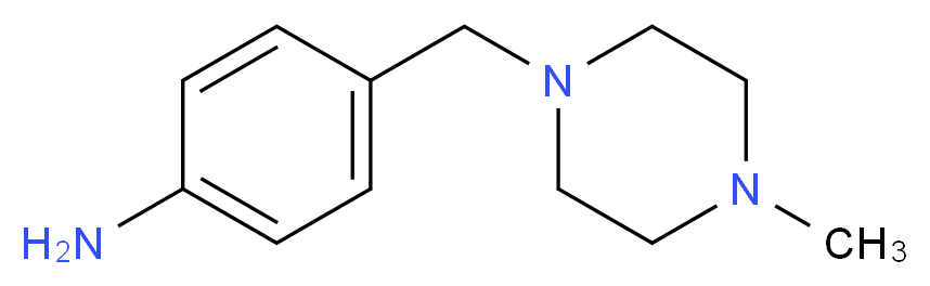 4-((4-methylpiperazin-1-yl)methyl)benzenamine_Molecular_structure_CAS_70261-82-4)
