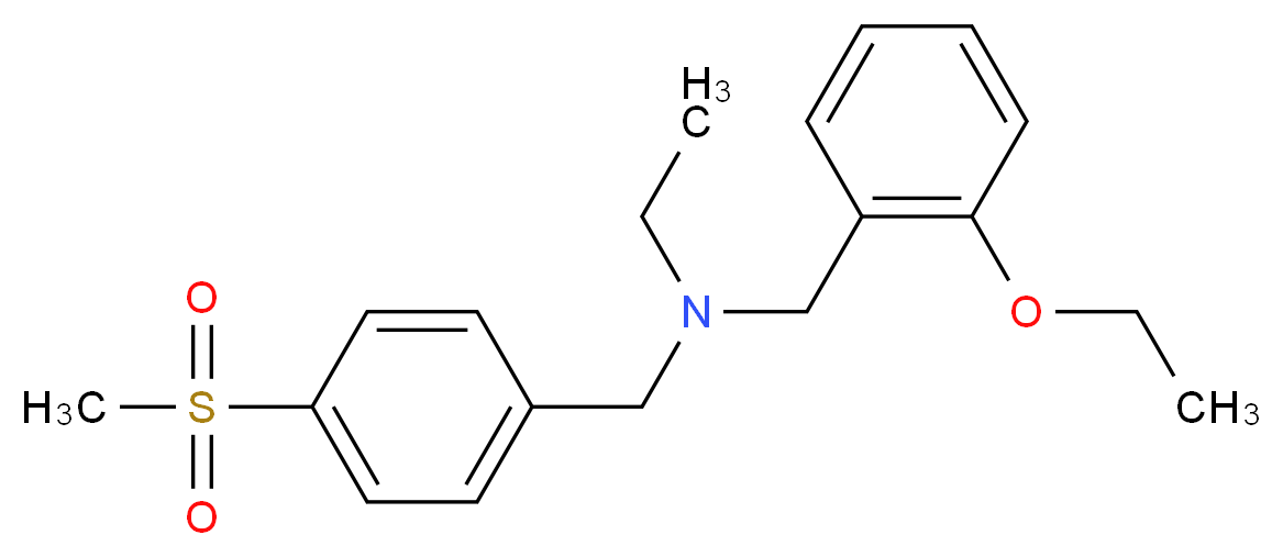 (2-ethoxybenzyl)ethyl[4-(methylsulfonyl)benzyl]amine_Molecular_structure_CAS_)