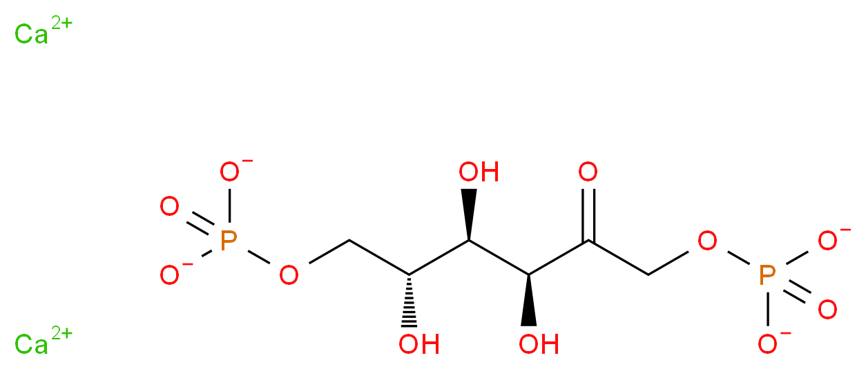 FRUCTOSE-1,6-DIPHOSPHATE, DI CA_Molecular_structure_CAS_6055-82-9)