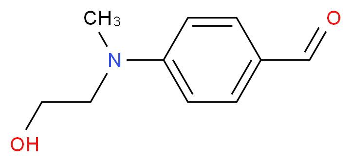 4-((2-Hydroxyethyl)(methyl)amino)benzaldehyde_Molecular_structure_CAS_1201-91-8)