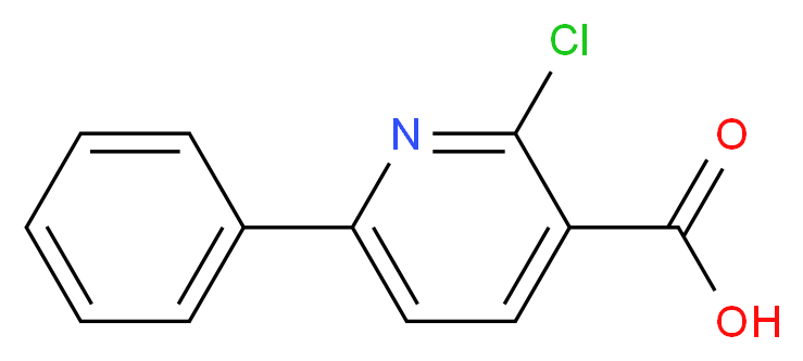 2-Chloro-6-phenylnicotinic acid_Molecular_structure_CAS_69750-01-2)