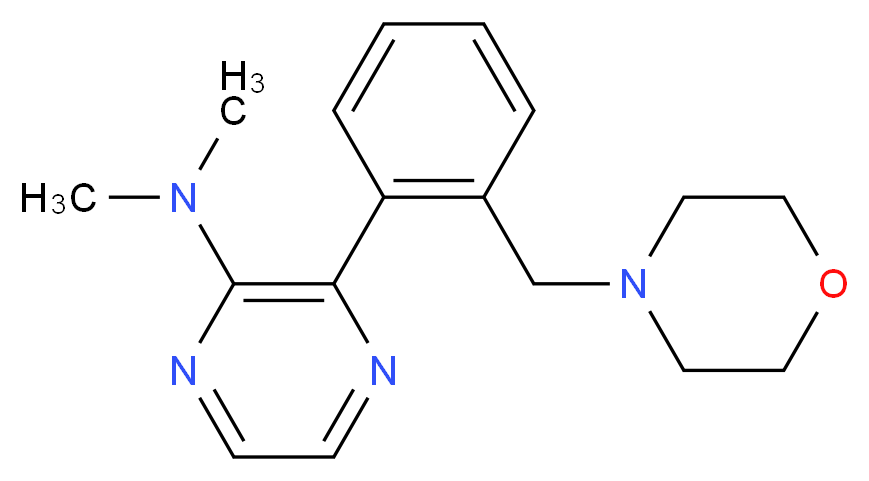 N,N-dimethyl-3-[2-(morpholin-4-ylmethyl)phenyl]pyrazin-2-amine_Molecular_structure_CAS_)