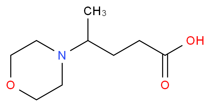 4-(4-morpholinyl)pentanoic acid_Molecular_structure_CAS_805180-10-3)
