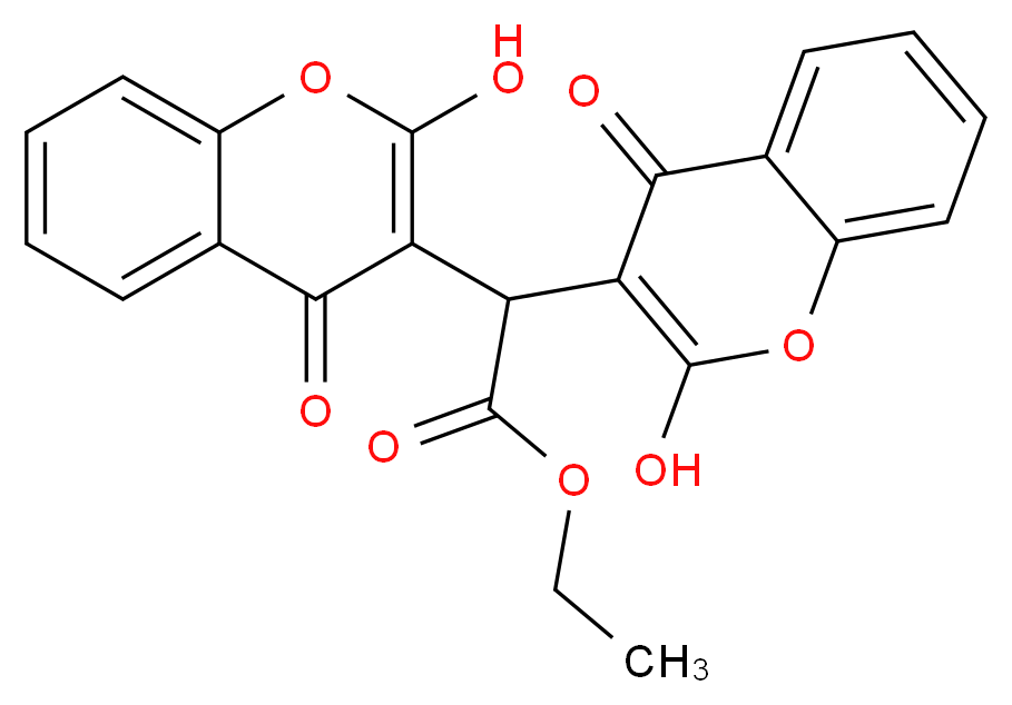 Ethyl biscoumacetate_Molecular_structure_CAS_548-00-5)