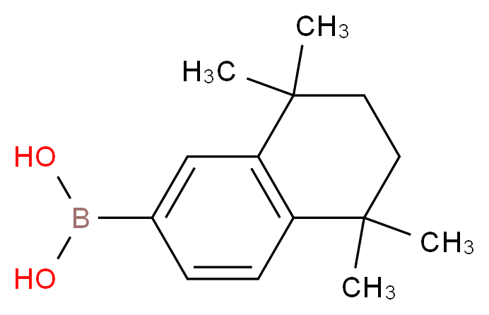 5,5,8,8-TETRAMETHYL-5,6,7,8-TETRAHYDRO-2-NAPHTHALENYLBORONIC ACID_Molecular_structure_CAS_)