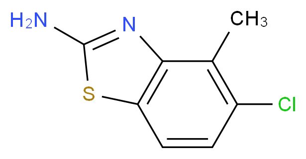 5-chloro-4-methyl-1,3-benzothiazol-2-amine_Molecular_structure_CAS_65373-18-4)