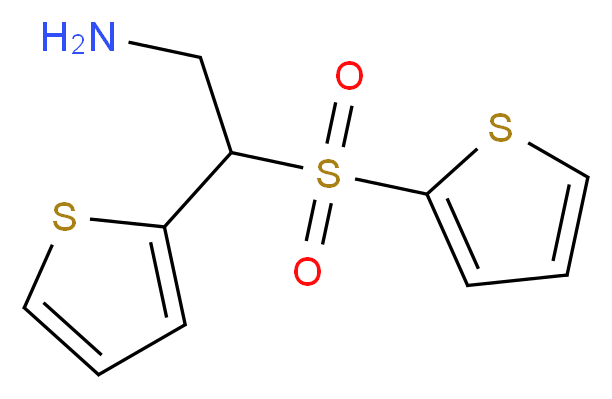 2-(2-Thienyl)-2-(2-thienylsulphonyl)ethylamine_Molecular_structure_CAS_)