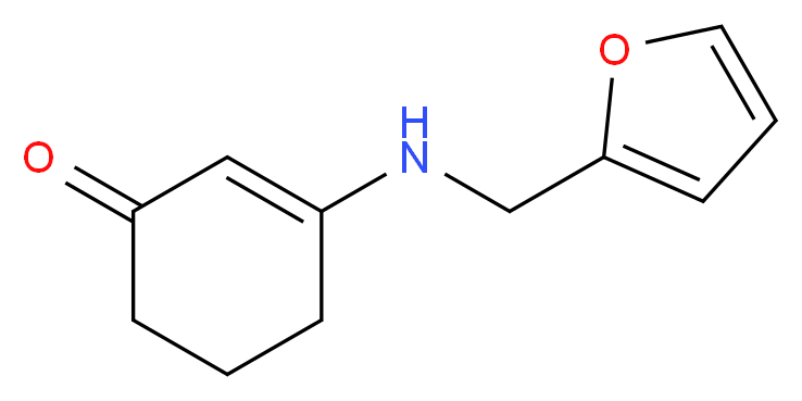 3-[(2-Furylmethyl)amino]cyclohex-2-en-1-one_Molecular_structure_CAS_)