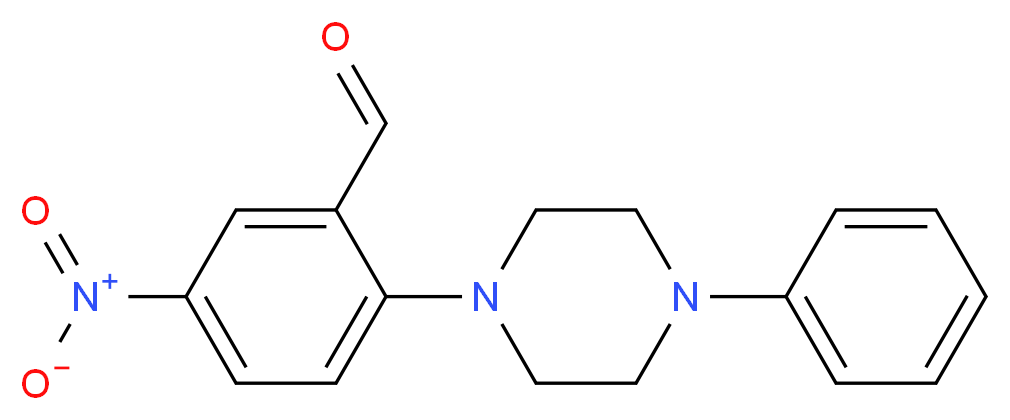 5-Nitro-2-(4-phenylpiperazin-1-yl)benzaldehyde_Molecular_structure_CAS_)
