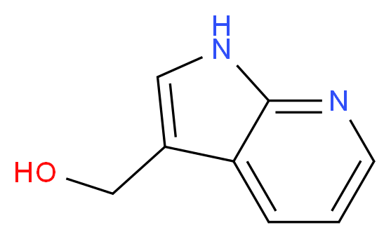 1H-Pyrrolo[2,3-b]pyridin-3-ylmethanol_Molecular_structure_CAS_1065100-83-5)
