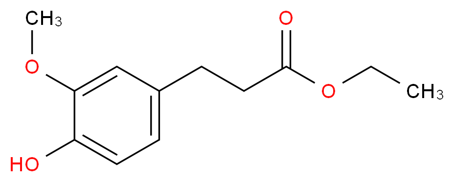 Ethyl 3-(4-hydroxy-3-methoxyphenyl)propionate_Molecular_structure_CAS_61292-90-8)