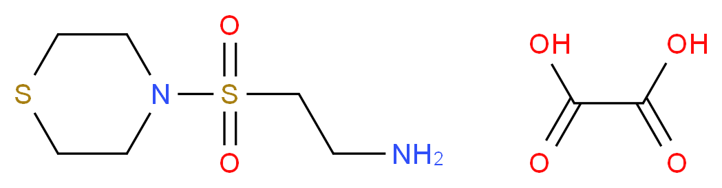 2-(thiomorpholinosulfonyl)ethanamine oxalate_Molecular_structure_CAS_)