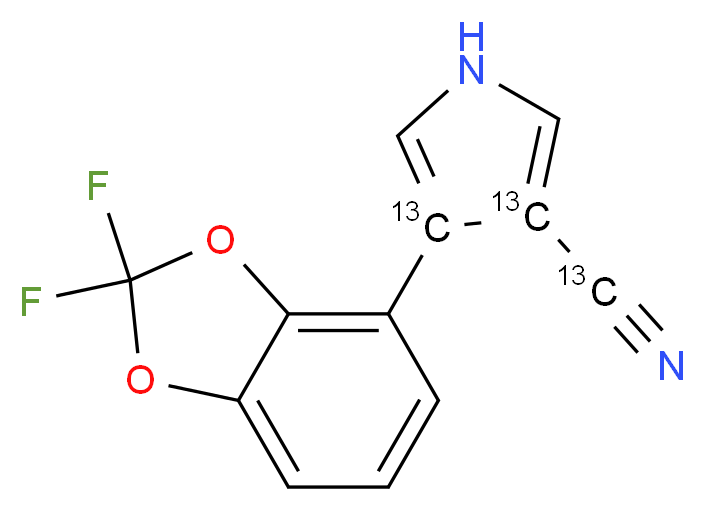 Fludioxonil-13C3_Molecular_structure_CAS_1185003-07-9)