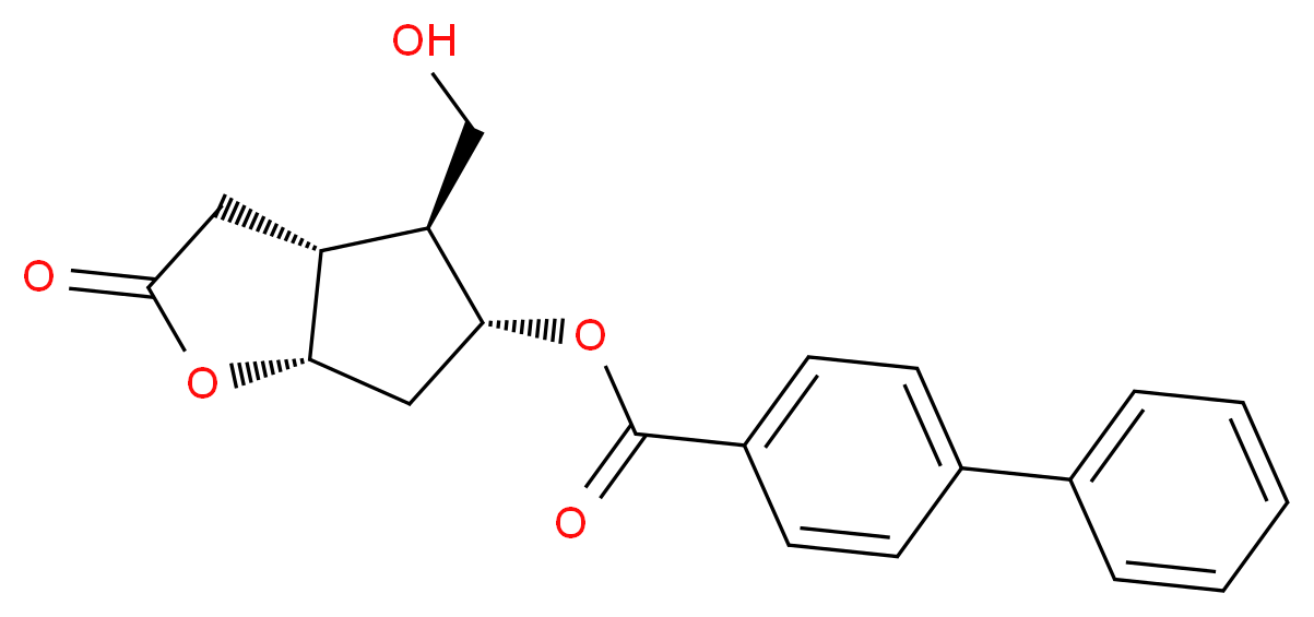 Corey lactone 4-phenylbenzoate_Molecular_structure_CAS_31752-99-5)