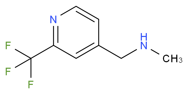 N-methyl-1-(2-(trifluoromethyl)pyridin-4-yl)methanamine_Molecular_structure_CAS_165558-80-5)
