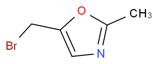 5-(Bromomethyl)-2-methyl-1,3-oxazole_Molecular_structure_CAS_)