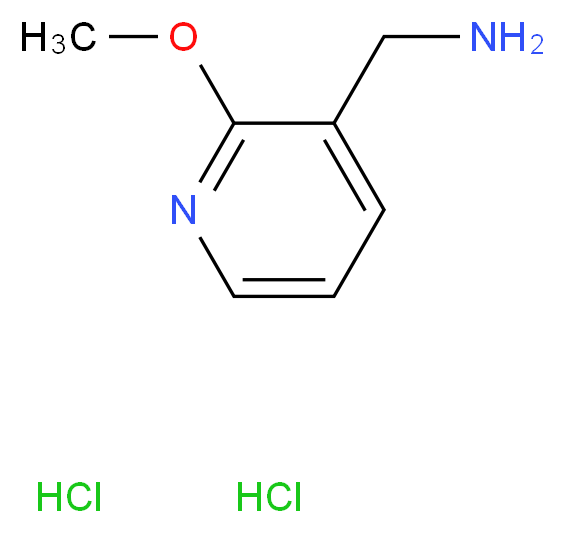 (2-Methoxypyridin-3-yl)methanamine dihydrochloride_Molecular_structure_CAS_1158447-85-8)