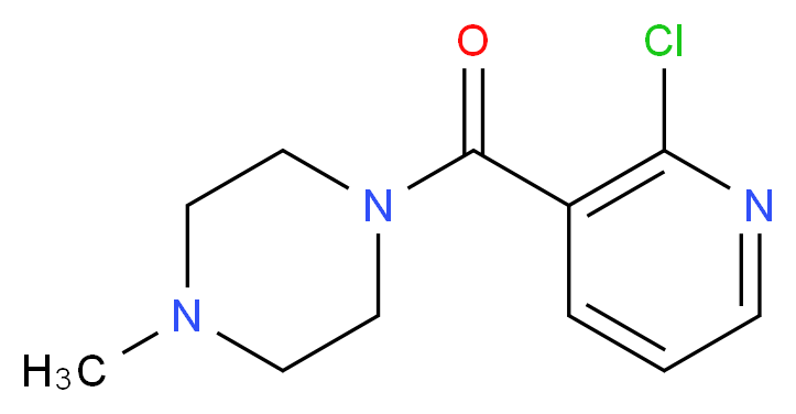 (2-Chloro-3-pyridinyl)(4-methyl-1-piperazinyl)-methanone_Molecular_structure_CAS_60597-69-5)