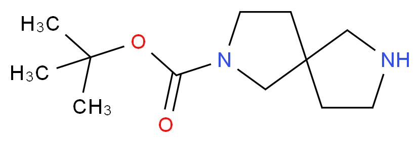 2,7-Diazaspiro[4.4]nonane-2-carboxylic acid tert-butyl ester_Molecular_structure_CAS_236406-49-8)