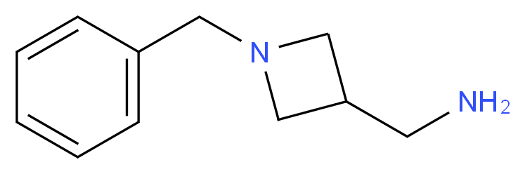 (1-Benzyl-3-azetidinyl)methanamine_Molecular_structure_CAS_)