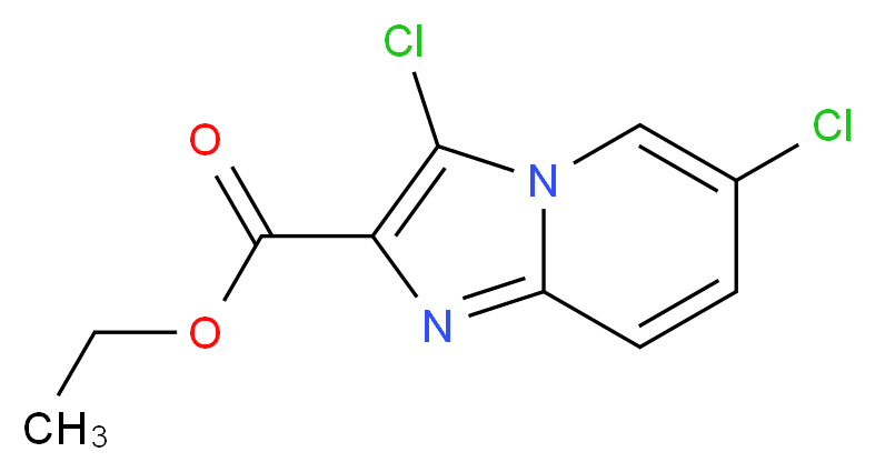 Ethyl 3,6-dichloroimidazo[1,2-a]pyridine-2-carboxylate_Molecular_structure_CAS_)