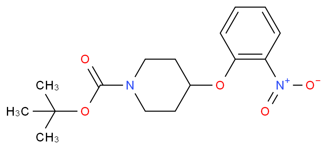 tert-butyl 4-(2-nitrophenoxy)tetrahydro-1(2H)-pyridinecarboxylate_Molecular_structure_CAS_690632-03-2)