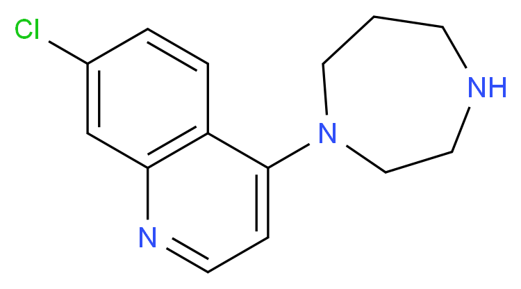 7-chloro-4-(1,4-diazepan-1-yl)quinoline_Molecular_structure_CAS_)