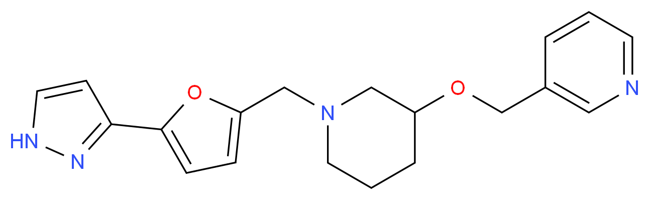 3-{[(1-{[5-(1H-pyrazol-3-yl)-2-furyl]methyl}-3-piperidinyl)oxy]methyl}pyridine_Molecular_structure_CAS_)