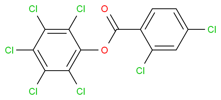 2,3,4,5,6-pentachlorophenyl 2,4-dichlorobenzoate_Molecular_structure_CAS_)