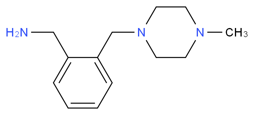{2-[(4-Methylpiperazin-1-yl)methyl]phenyl}methylamine 97%_Molecular_structure_CAS_879896-50-1)
