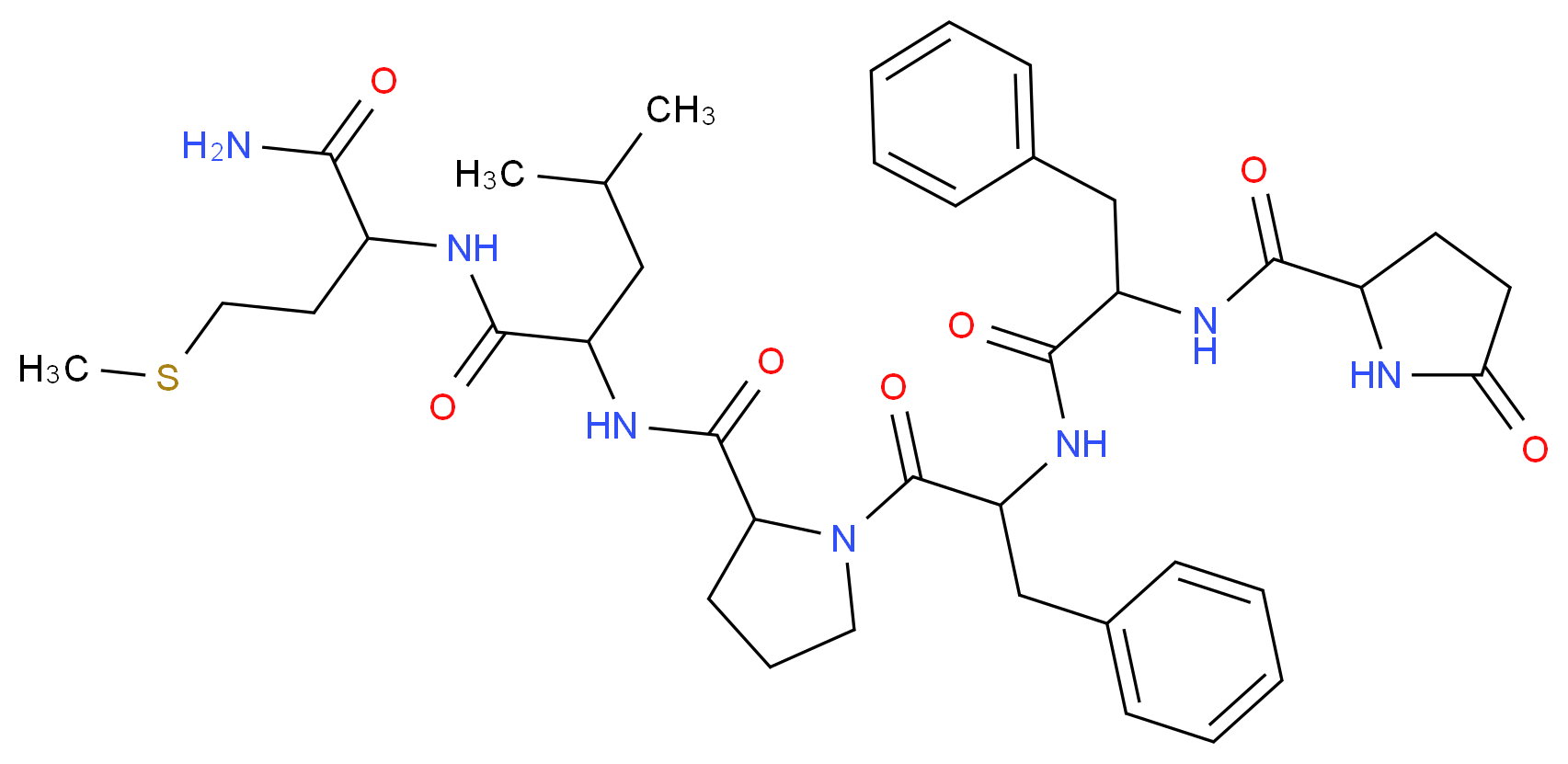 [pGlu6, Pro9]-Substance P fragment 6-11_Molecular_structure_CAS_79775-19-2)