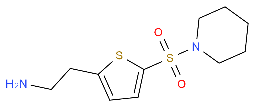 2-[5-(piperidine-1-sulfonyl)thiophen-2-yl]ethan-1-amine_Molecular_structure_CAS_)