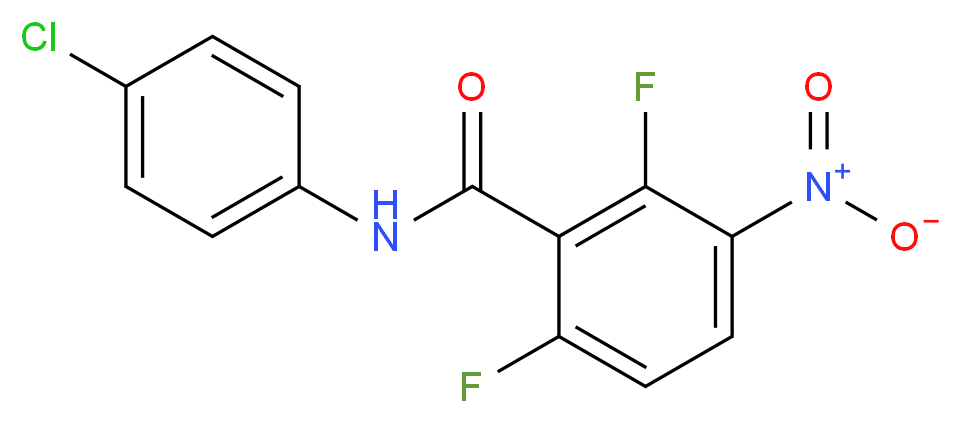 N-(4-chlorophenyl)-2,6-difluoro-3-nitrobenzamide_Molecular_structure_CAS_)