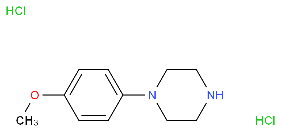 1-(4-Methoxyphenyl)piperazine dihydrochloride_Molecular_structure_CAS_38869-47-5)