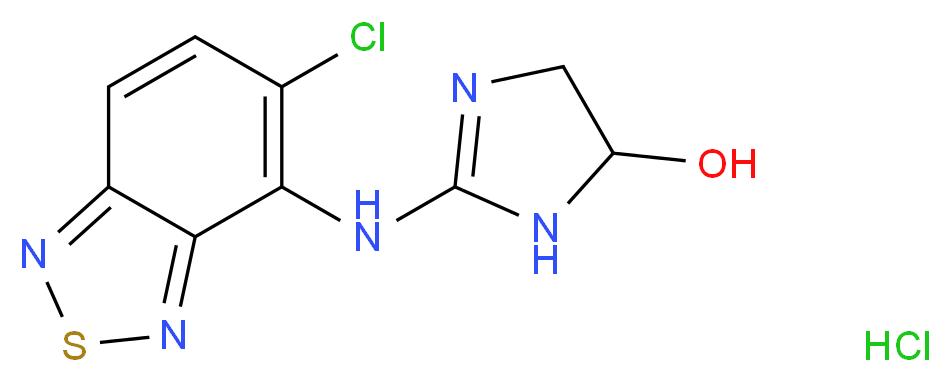 rac Hydroxy Tizanidine Hydrochloride(Mixture of Tautomers)_Molecular_structure_CAS_)