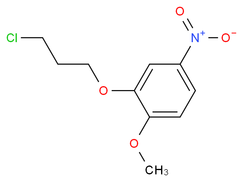2-(3-Chloropropoxy)-1-methoxy-4-nitrobenzene_Molecular_structure_CAS_92878-95-0)