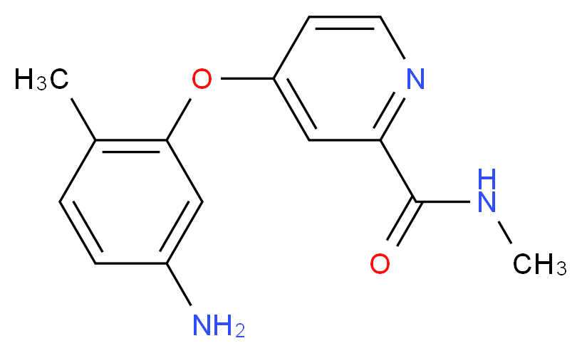 4-(5-amino-2-methylphenoxy)-N-methylpyridine-2-carboxamide_Molecular_structure_CAS_)