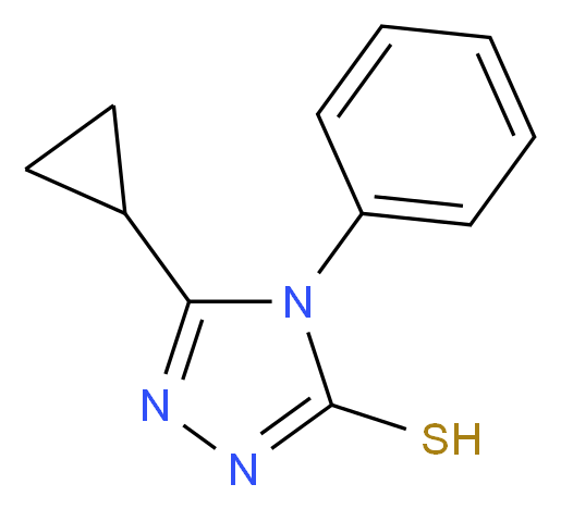 5-Cyclopropyl-4-phenyl-4H-[1,2,4]triazole-3-thiol_Molecular_structure_CAS_)